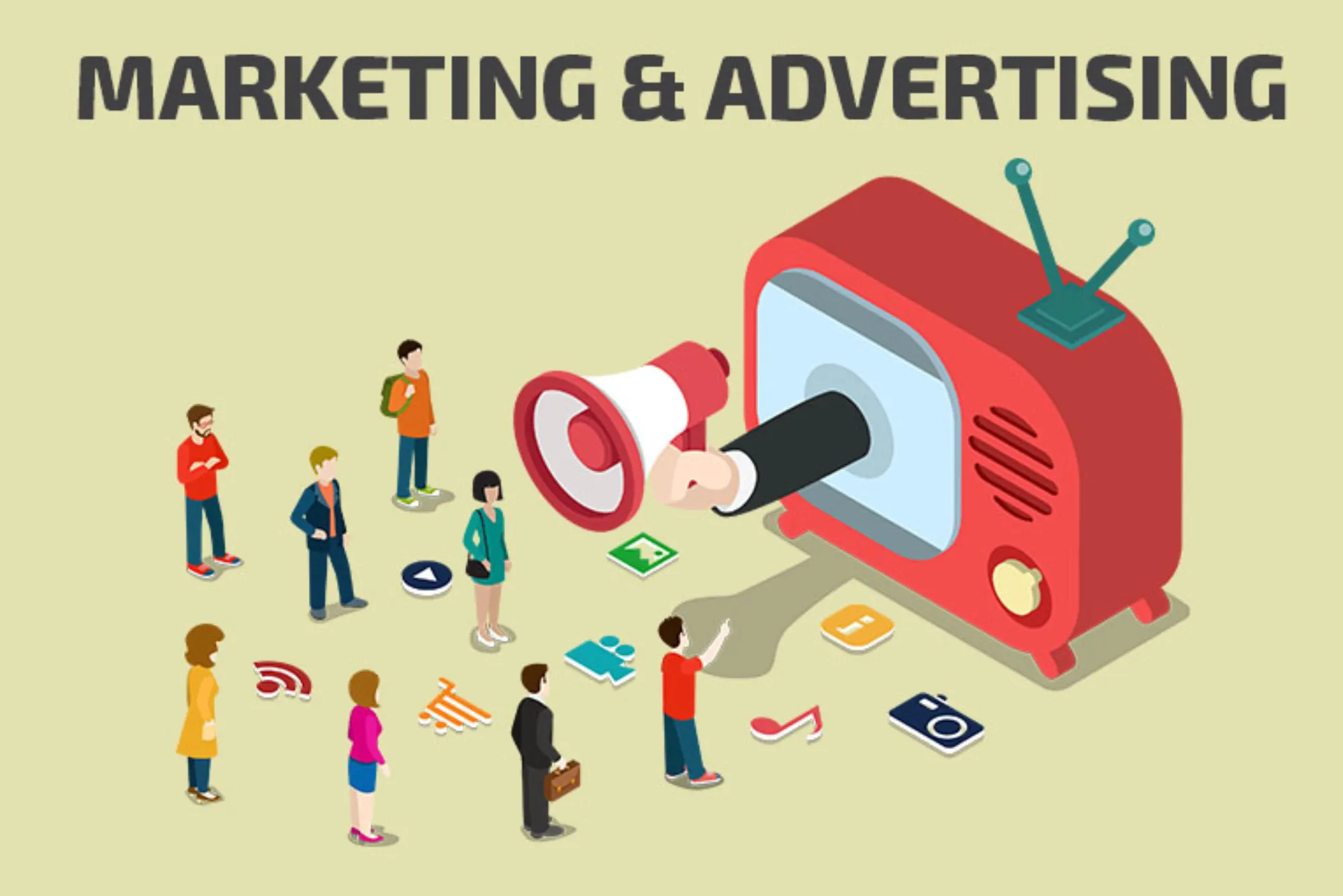 advertising vs marketing