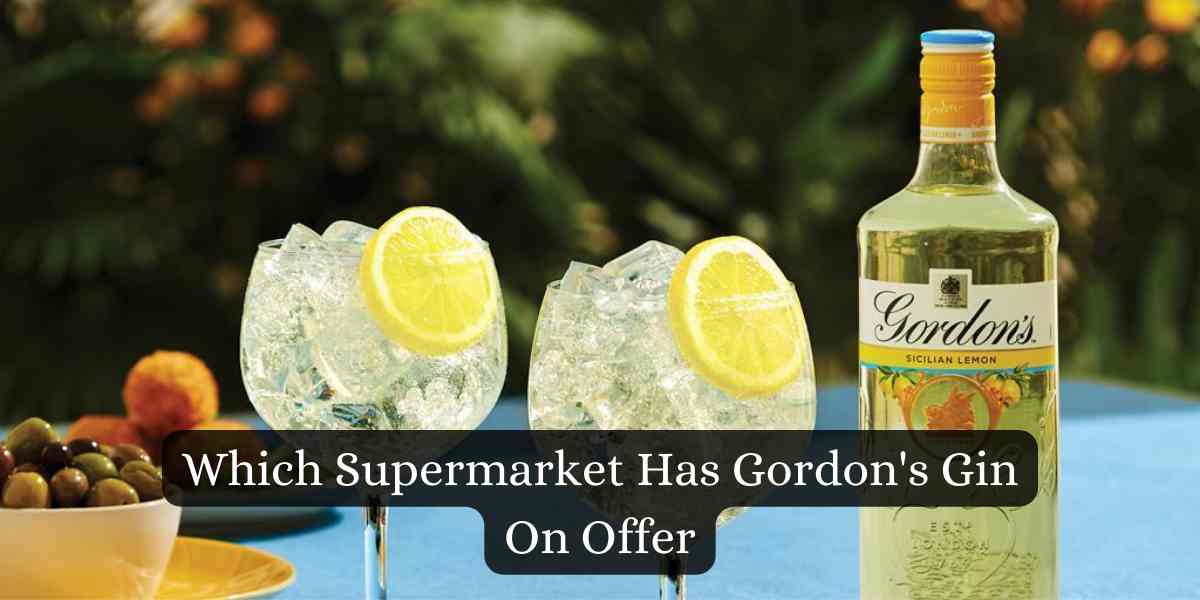 Which Supermarket Has Gordon's Gin On Offer