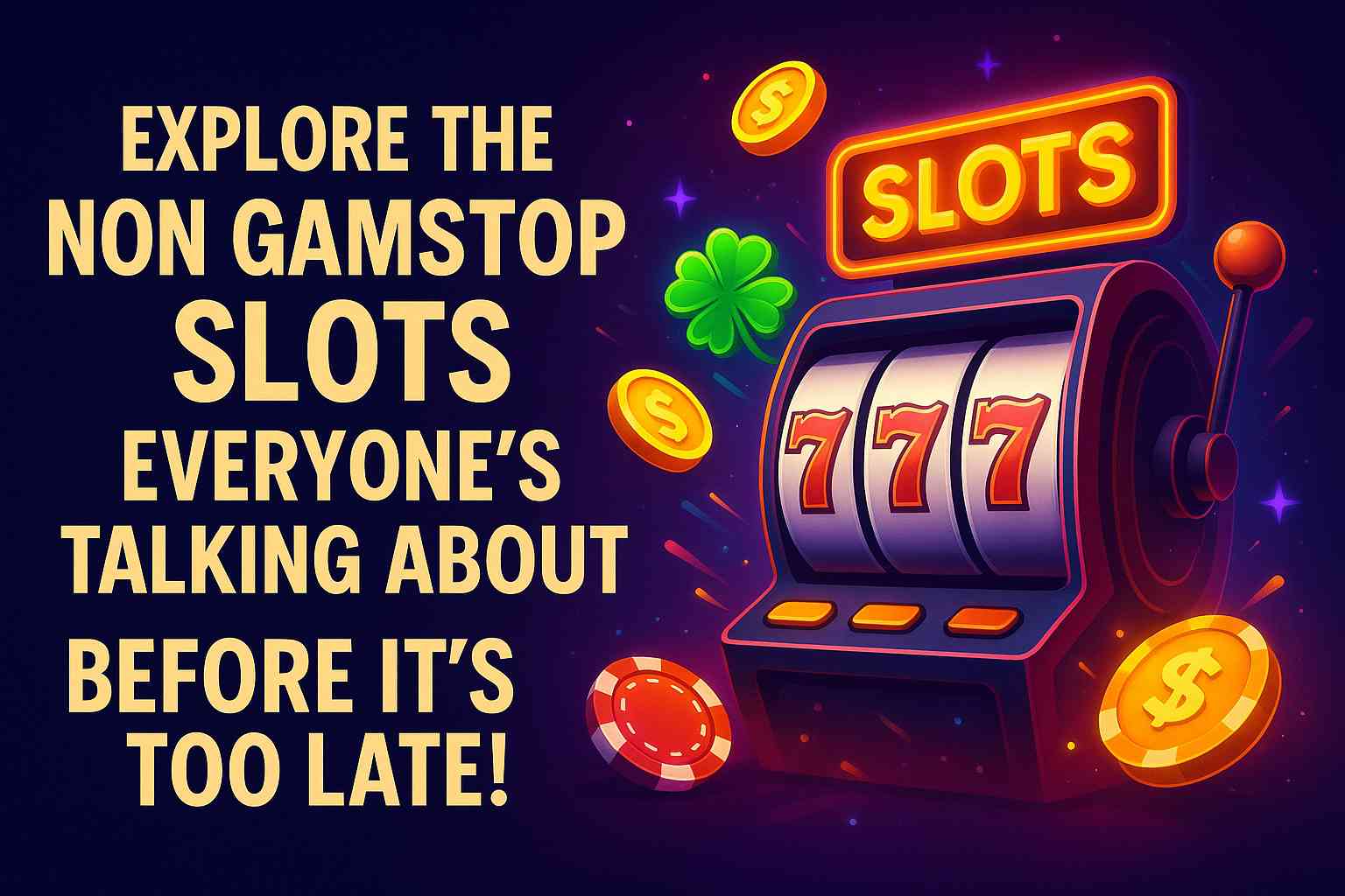 Explore the Non GamStop Slots Everyone’s Talking About Before It’s Too Late!