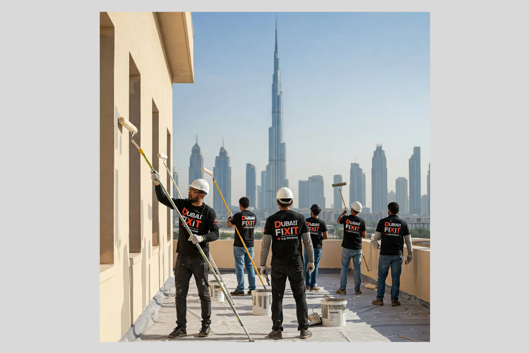 Villa Painting Boosts Curb Appeal in Dubai