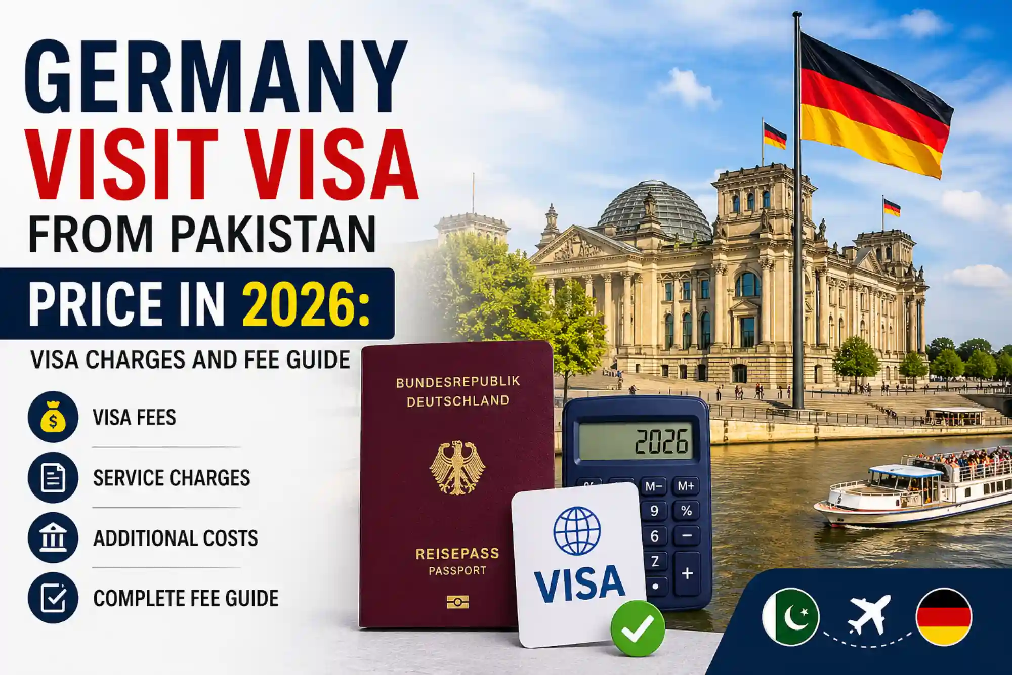 Germany Visit Visa from Pakistan Price in 2026 Visa Charges and Fee Guide