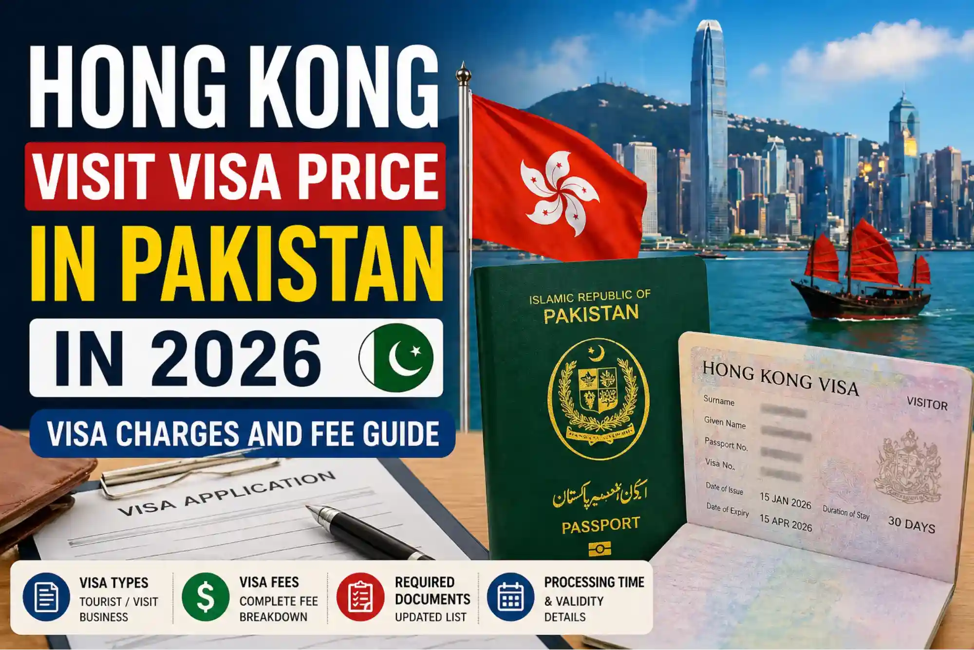 Hong Kong Visit Visa Price in Pakistan in 2026 Visa Charges and Fee Guide