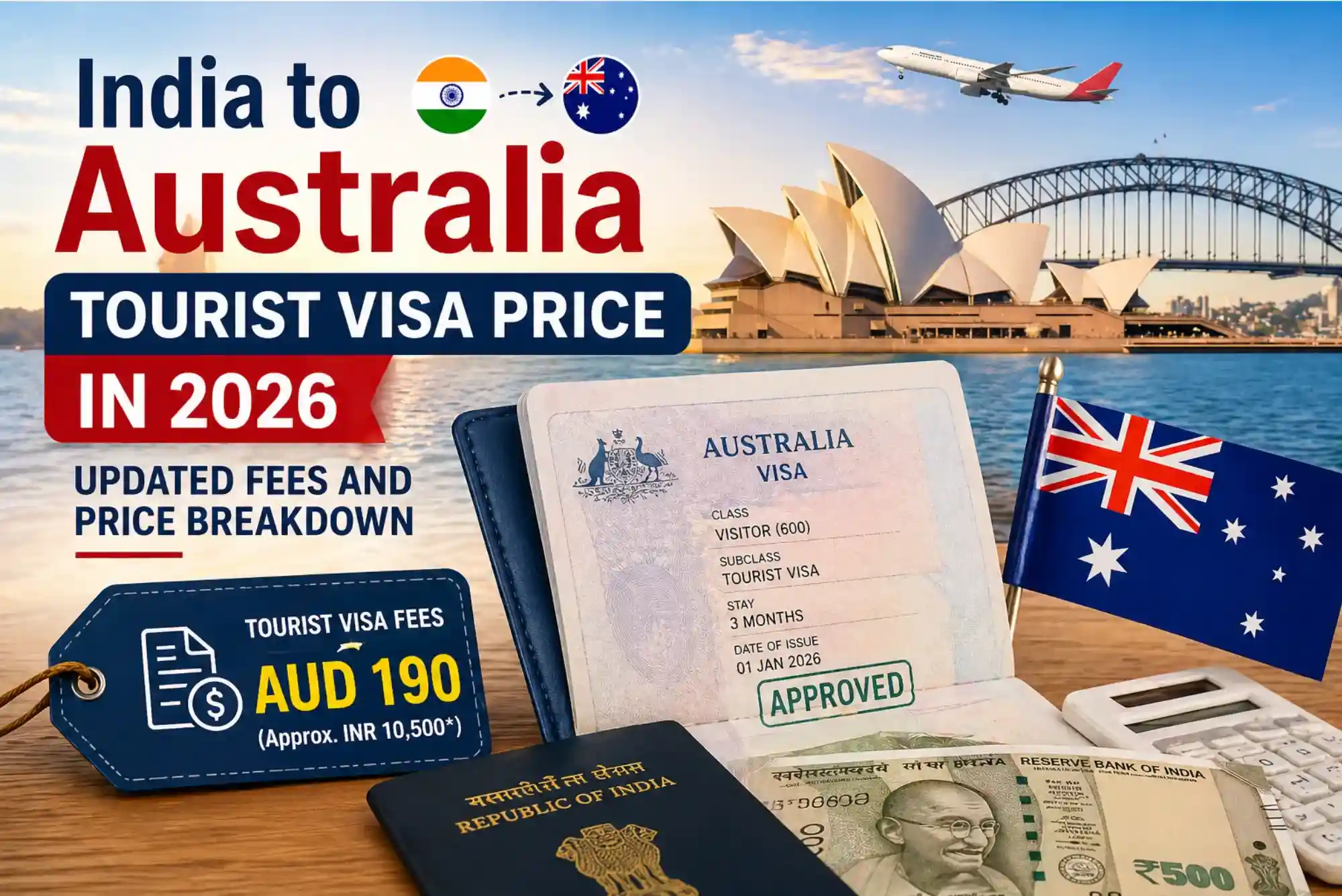 India to Australia Tourist Visa Price in 2026 Updated Fees and Price Breakdown