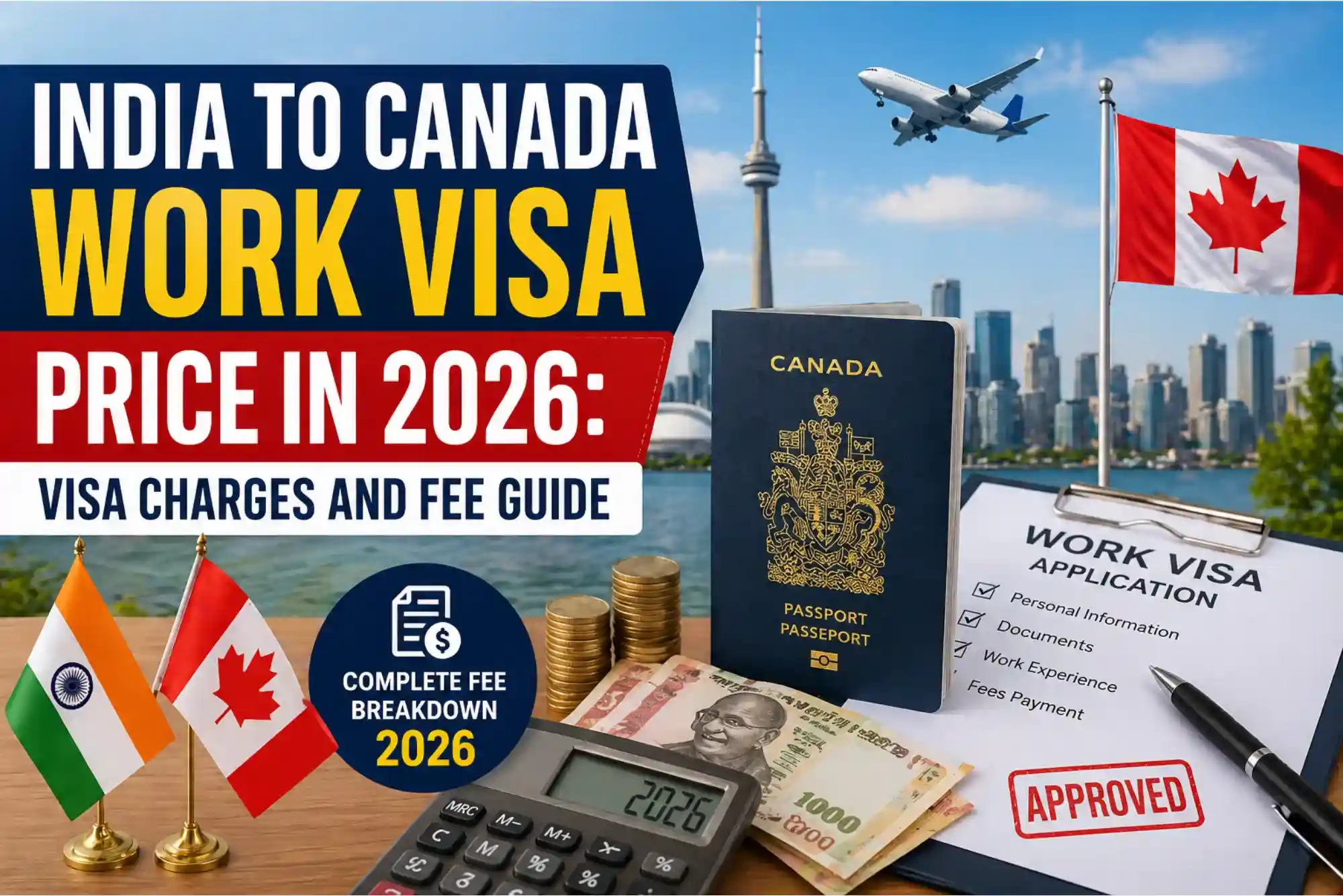 India to Canada Work Visa Price in 2026 Visa Charges and Fee Guide
